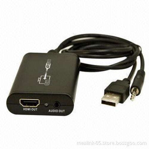 1,080P USB to HDMI Converter Box, Supports 3D